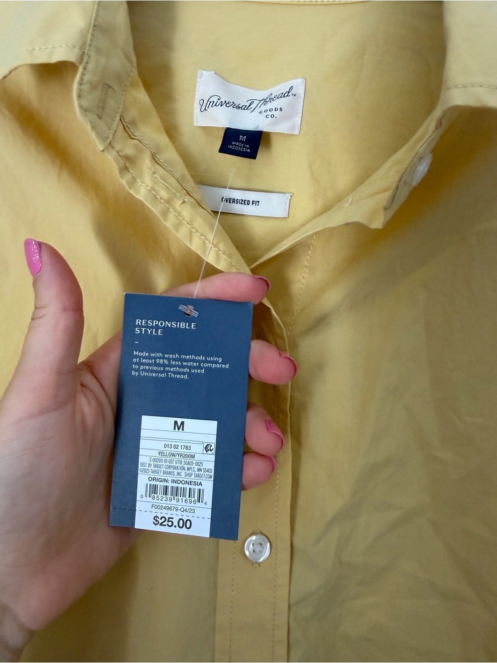 Universal Thread Oversized Button Up - Picture 2 of 5
